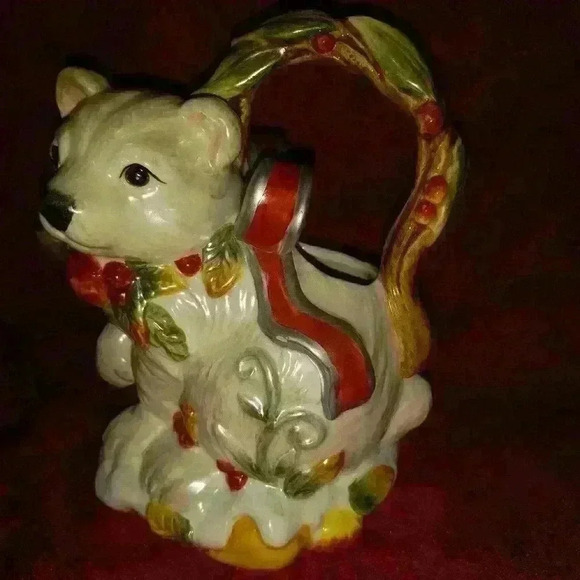 Vintage Fitz and Floyd polar bear teapot Enchanted holiday - Picture 5 of 5